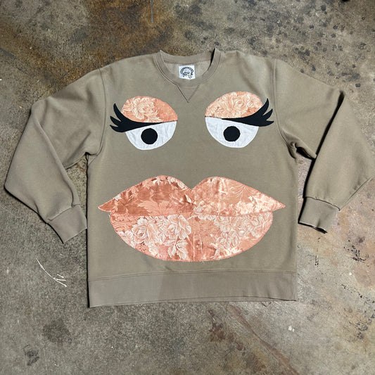 Bianca eyes lips crewneck one of one